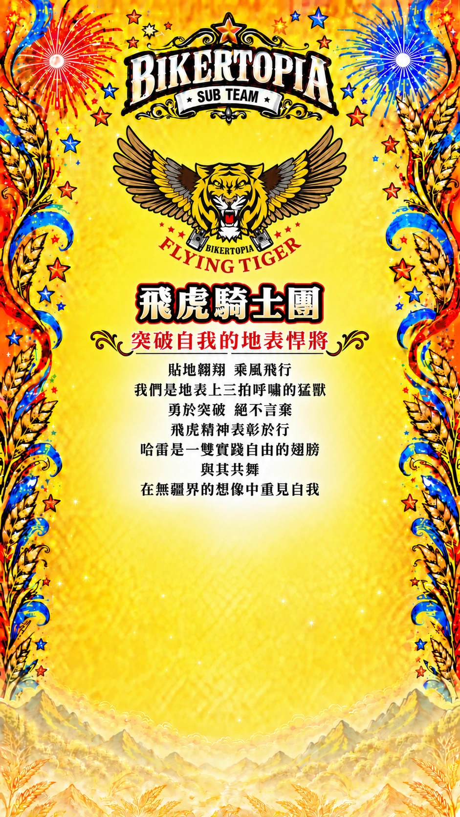 飛虎騎士團 平直等高隊名